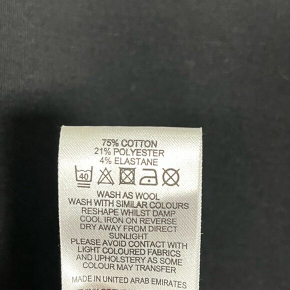 ASOS Black cutout body con long sleeve dress size 6 - Picture 9 of 9